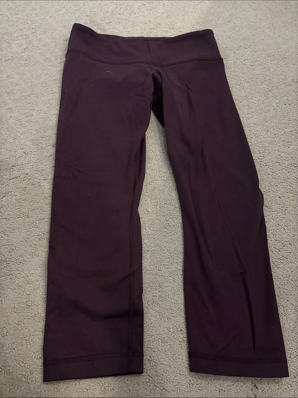 lululemon athletica Deep Plum Wide-Leg Capris